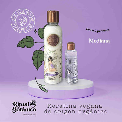 Keratina Vegana de Origen Orgánico Ritual Botánico de 120 ml y 250 ml