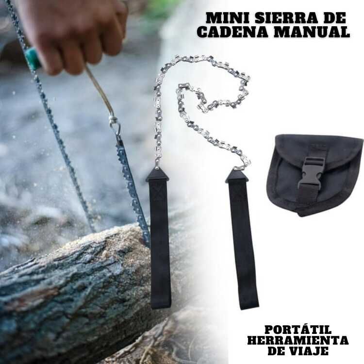 Mini Sierra De Cadena Manual Portátil Herramienta De Viaje