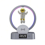 Parlante Bluetooth y Reloj con Levitación Magnética Astronauta
