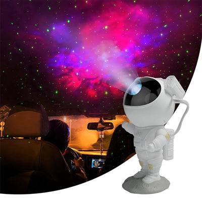 Proyector Grande de Astronauta de Estrellas y Nebulosa Cabeza Giratoria de 360º + Control Remoto