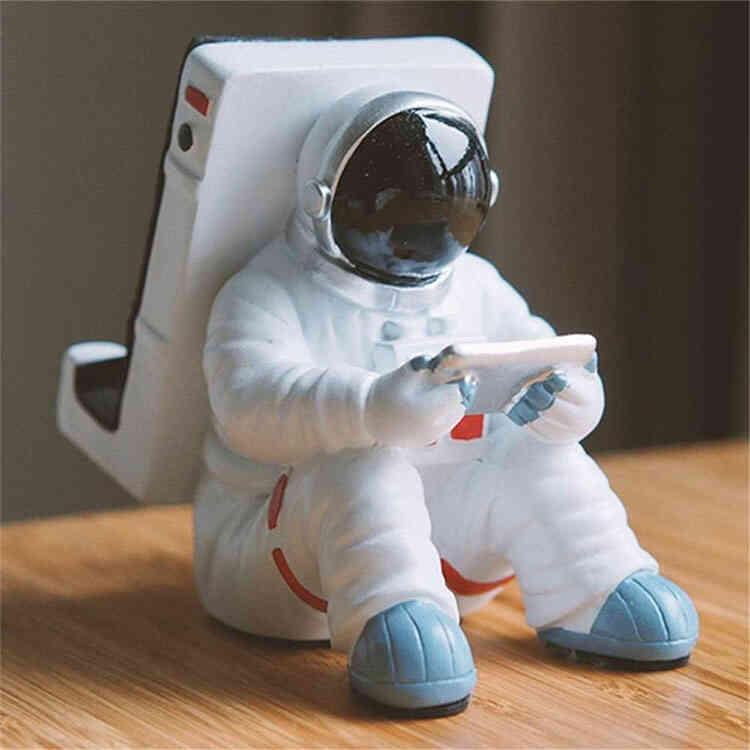 Soporte de Celular y Tablet para Escritorio de Astronauta