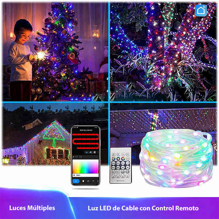 Cinta LED Multicolor RGB 10 metros USB con Control Remoto