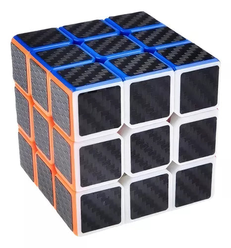 Cubo Mágico 3x3 con Estilo Carbon Fiber EQY669