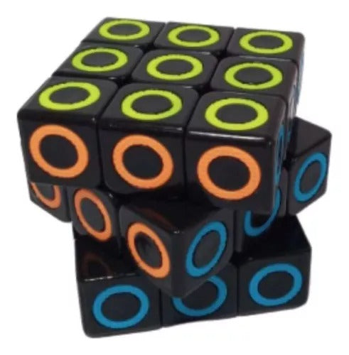 Cubo Mágico 6605 con Diseño de Anillos de Colores