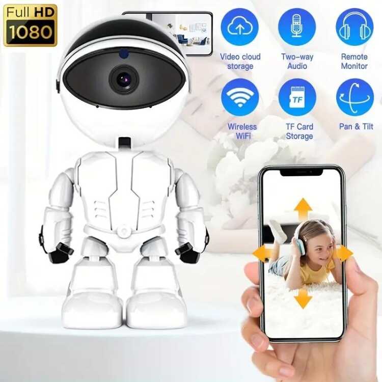 Camara de Seguridad Robot Ip Wifi HD 1080