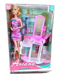 Muñeca Estilista con Set de Salón de Belleza