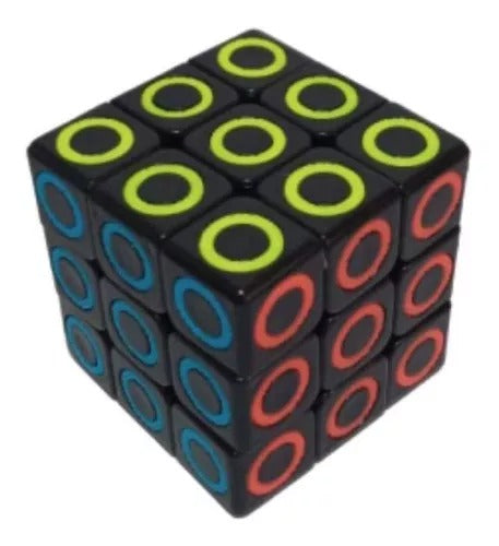 Cubo Mágico 6605 con Diseño de Anillos de Colores