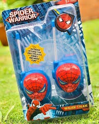 Walkie Talkie Infantil Spider Warrior