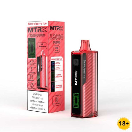 Vape MTRX Recargable de 12000 Puff 5% Nicotina