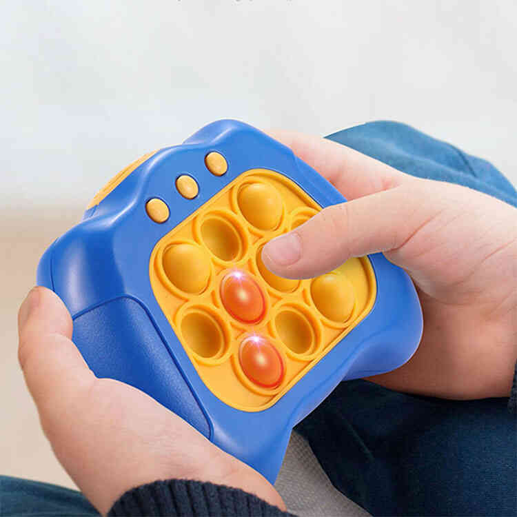 Juego de Puzzle Pop It Electrónico LED | Juguete Antiestrés en Forma de Consola de Videojuegos para Niños y Adultos