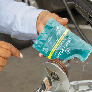 Paquete X10 Sachets Catalizadores de Combustible Ideal para Motocicleta | Verde Oscuro: Dosificación para 3 Galones GreenPlus