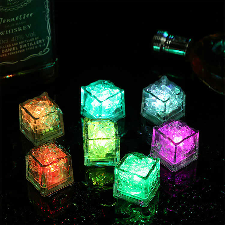 Miniatura tinta Facultad Set de 12 Cubos de Hielo Led Luminosos | Decoración de Fiestas Activac –  Xhobbies