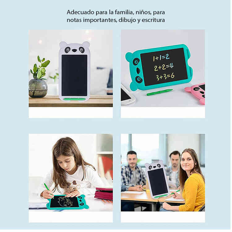 Tableta Mágica de Escritura Borrable para Niños Portátil de Pantalla LCD