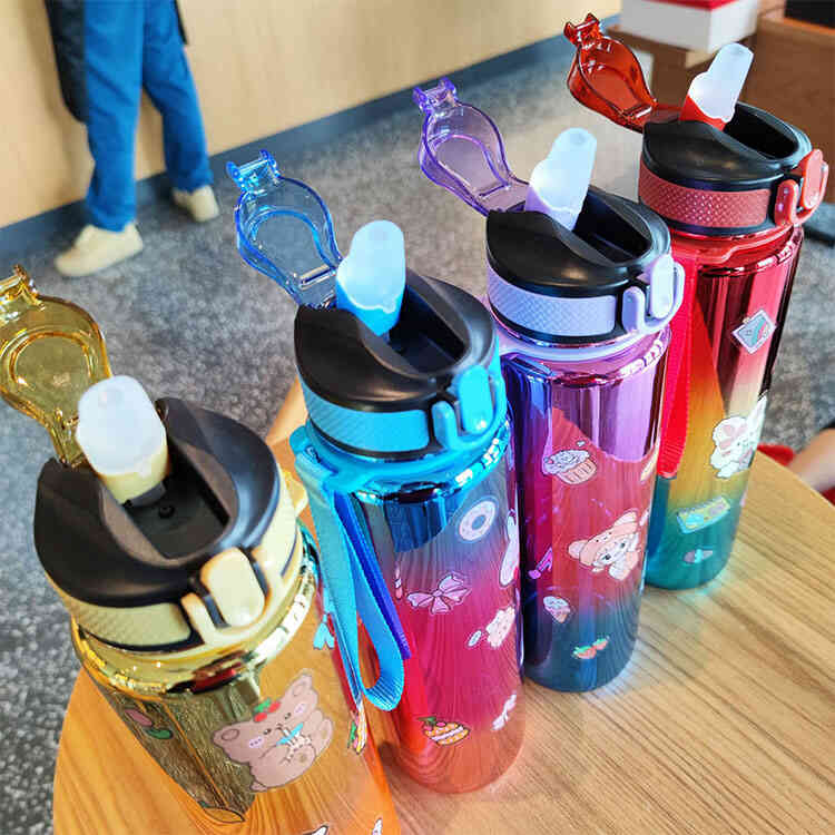Botella De Agua Motivacional Botella Termo Deportiva 1 Litro Color