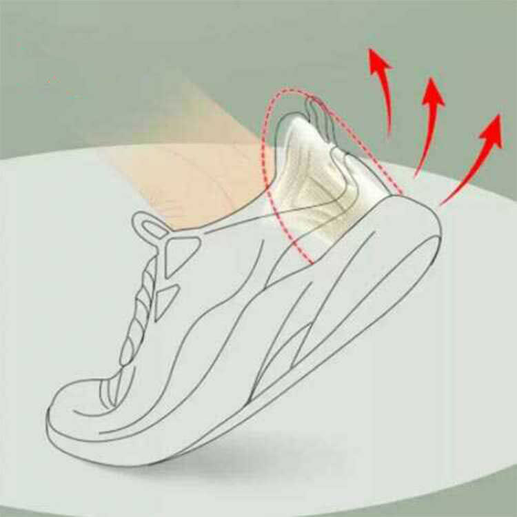 1 par de pegatinas acolchadas adhesivas para zapato anti desgaste anti caída anti fricción
