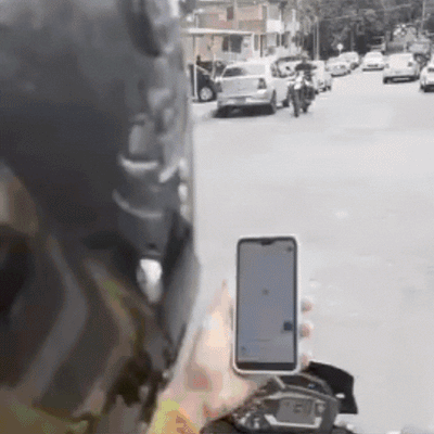 Holder soporte ajustable 360º para motocicleta