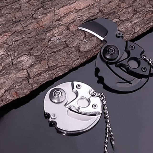 Mini llavero navaja circular plegable mini hoja tamaño moneda herramie –  Xhobbies