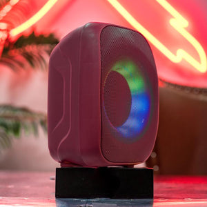 Parlante Portátil Inalámbrico Luces RGB Bluetooth FM USB MS-264BT