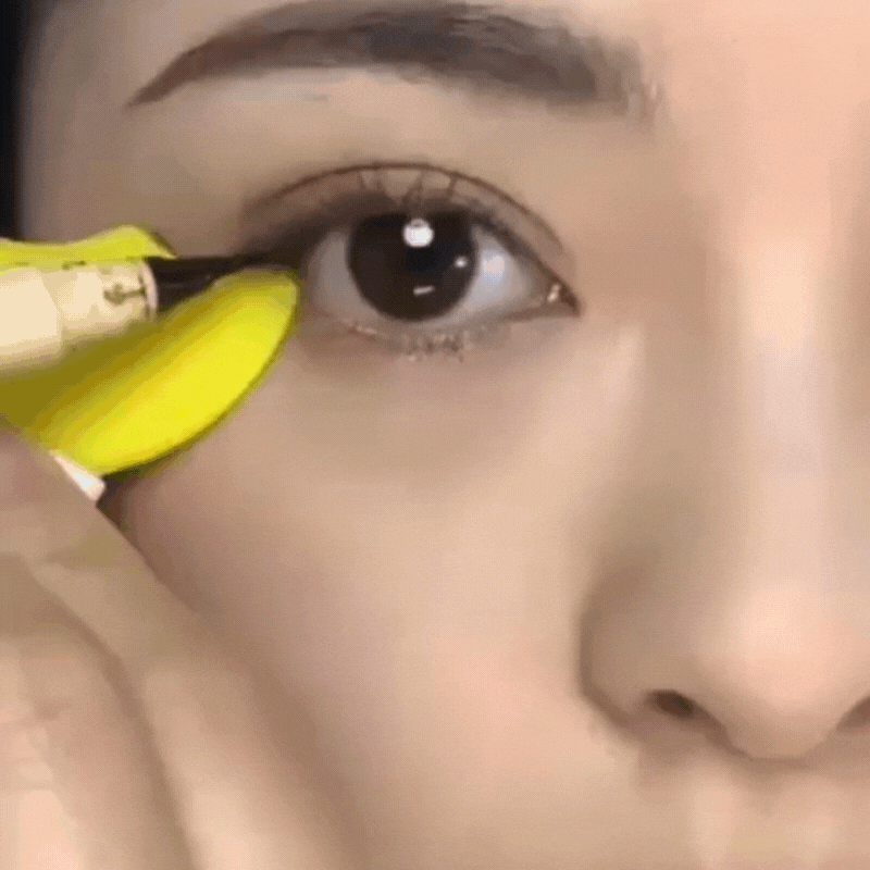 Plantilla Multifuncional para Delinear Aplicar Sombras de Ojos y Rimel | Plantilla para Maquillaje en Contorno de Ojos X2
