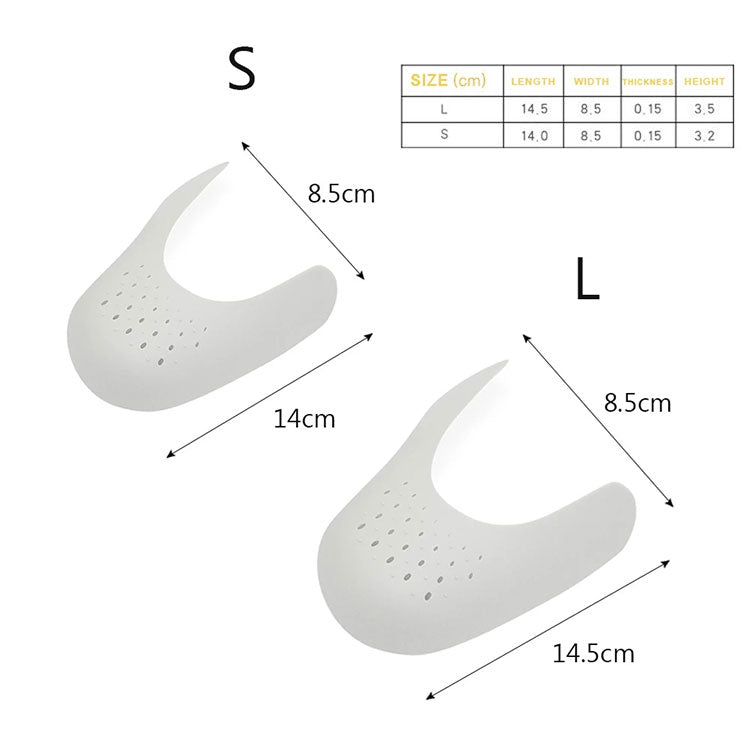 5 pares de protectores antiarrugas para zapatos, protectores para zapatillas  de