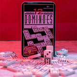 Domino Caja Metálica Doble 12 con 91 Fichas Grandes