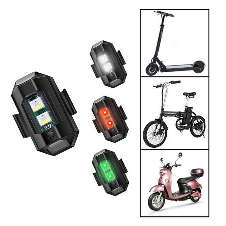 Luz Trasera Intermitente para Bicicleta Moto Scooter Carro y