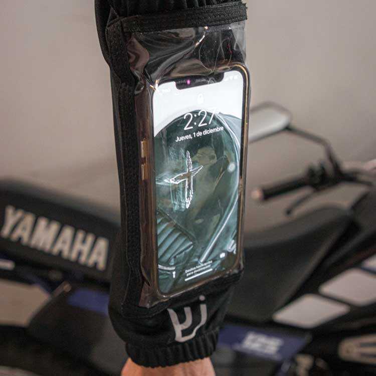 Manga de Protección Porta Celular para Motociclistas