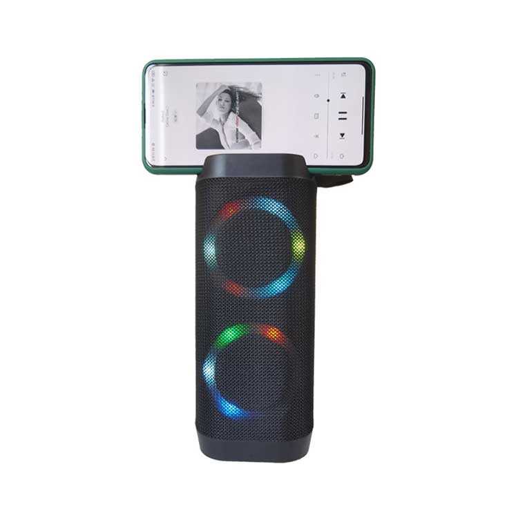 Parlante con Luces de Colores Led Altavoz Portátil Inalámbrico Bluetooth, Micro SD, Auxiliar, USB LV9