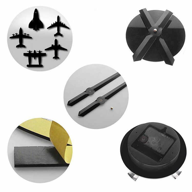 Reloj Sticker de Pared Adhesivos 3d diy Diseños Variados – Xhobbies