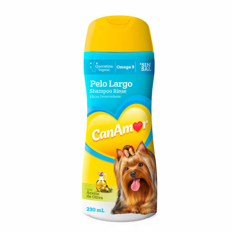 Shampoo canino rinse pelo largo CANAMOR