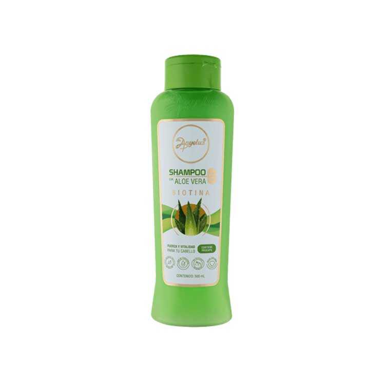 Shampoo con Aloe Vera sin sal con Biotina para cabellos grasos y mixtos Anyeluz